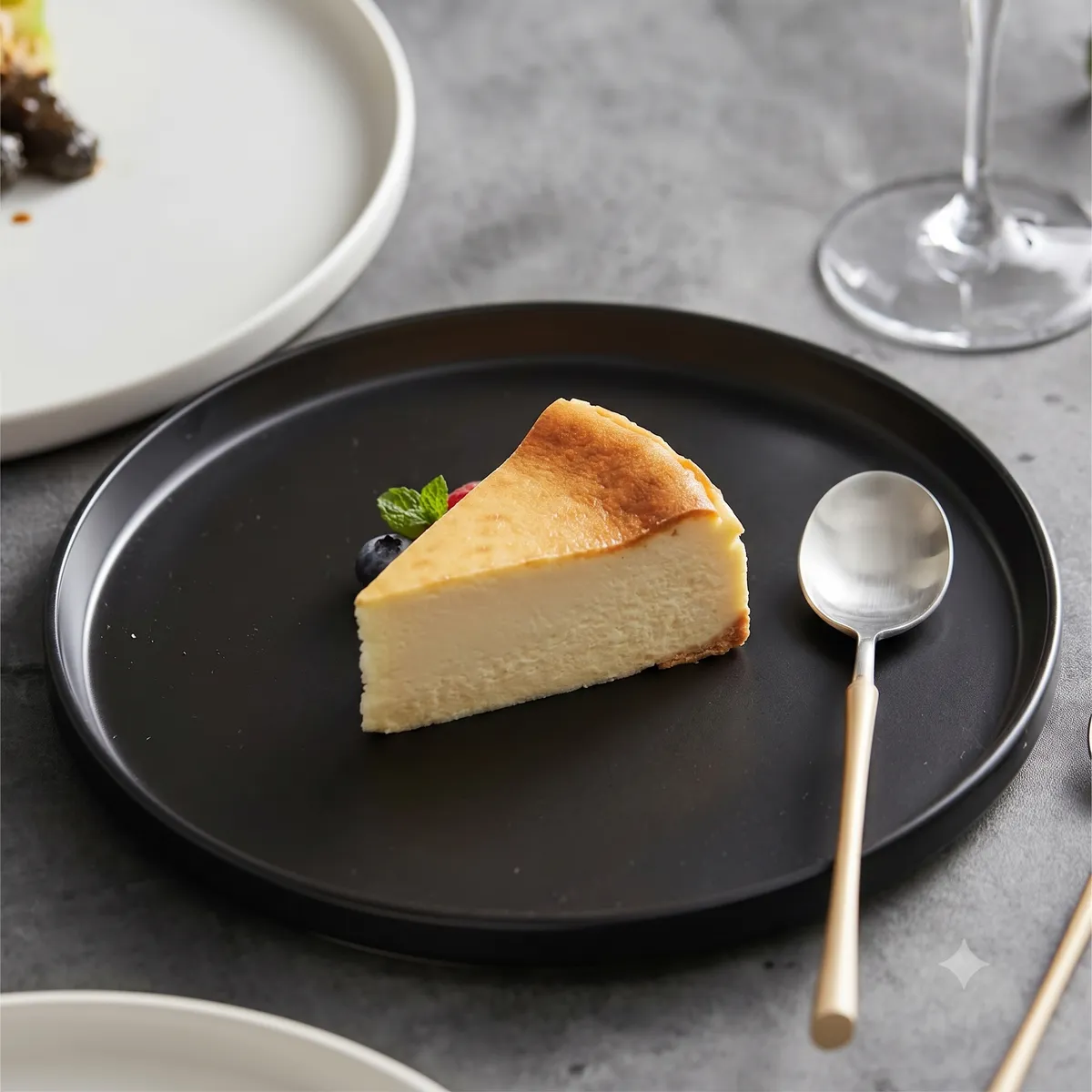 Cheesecake menü şablonu ve sunumu