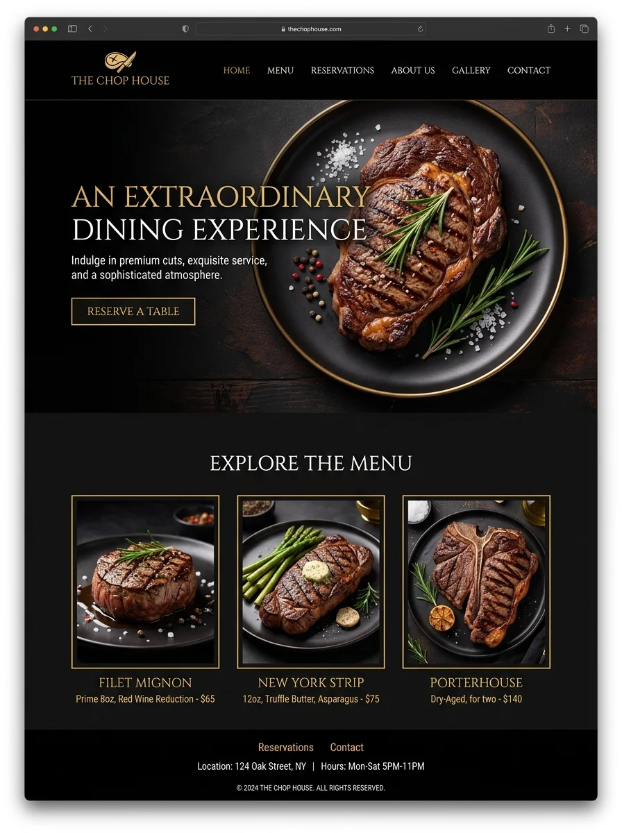 STEAKHOUSE DEMO
